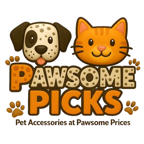 Dalmatian and ginger tabby cat pawsome picks logo 